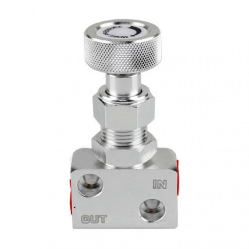 (Silver) Brake Proportion/distribution Valve Screw-type Adjustable Prop Bias Adjuster