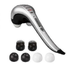 Handheld Neck Back Massager Deep Tissue Percussion Massage Compatible Shoulder, Leg, Foot, Muscles, Electric Double Head Full Body Massagers
