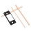 Stainless Steel Door Latch Striker Plate For Exterior Security 1