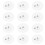 12 Pcs Self-Adhesive Hanging Nails Plastic Wall Hooks 6