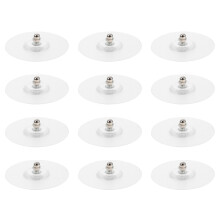 12 Pcs Self-Adhesive Hanging Nails Plastic Wall Hooks