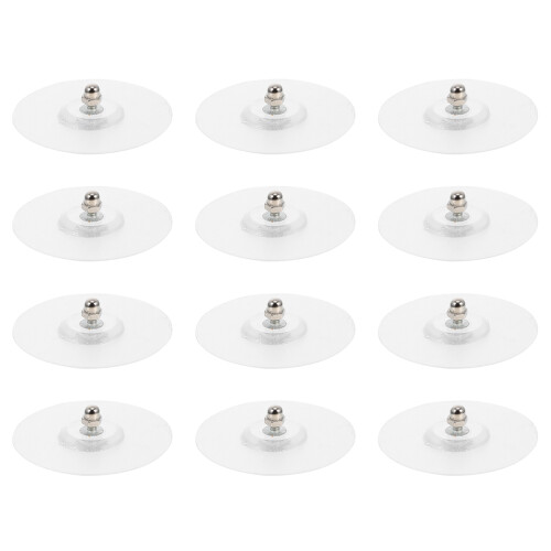 12 Pcs Self-Adhesive Hanging Nails Plastic Wall Hooks