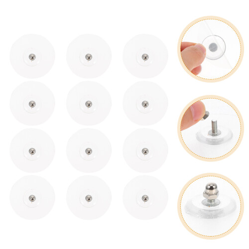 12 Pcs Self-Adhesive Hanging Nails Plastic Wall Hooks 2