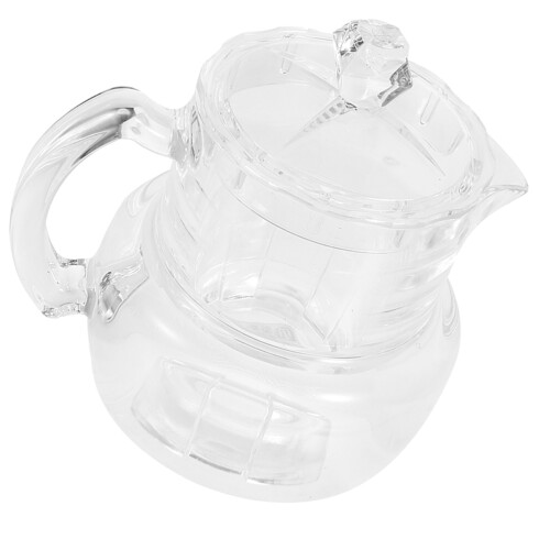 Acrylic Honey Jar With Handle And Lid