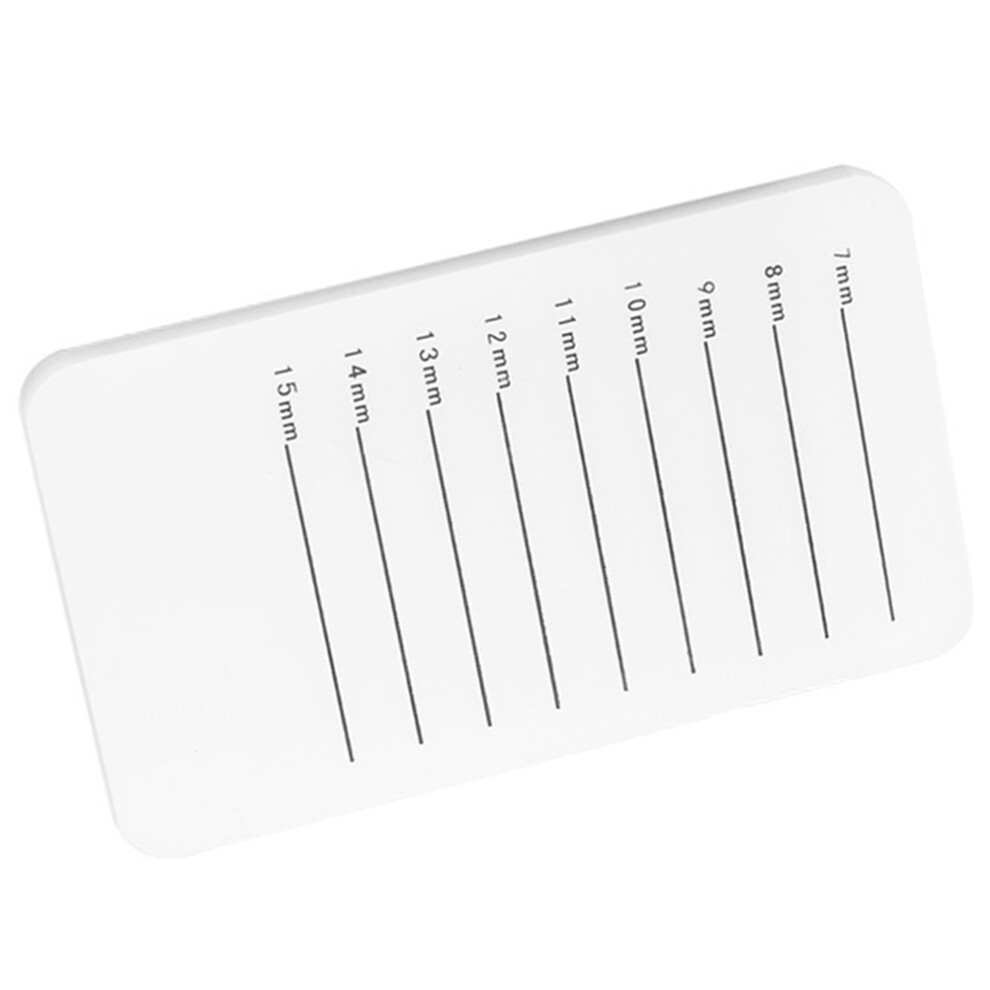 Aboofan 1Pc Acrylic Eyelash Display Board With Scale Handheld Stand Tray