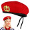 Beret Hat Vintage Woolen Eight-Pointed For Party Performance 9