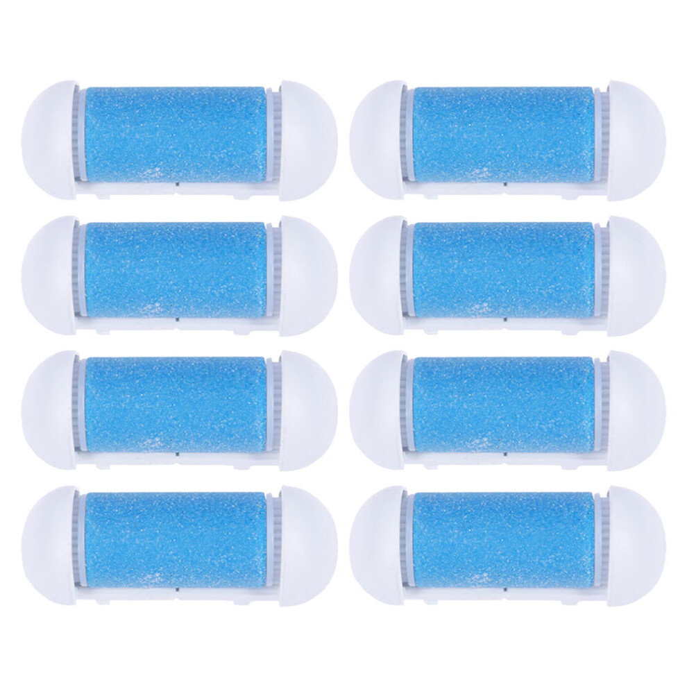 Aboofan 8 Pcs Replacement Roller Refills For Electric Foot File Pedicure Tools
