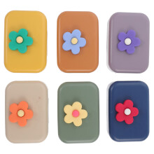 6pcs Lens Cases Eye Care Boxes Lens Containers (Assorted Color)