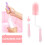 1 Set Durable Pacifier Cleaning Kit With Rotatable Bottle Pink 7