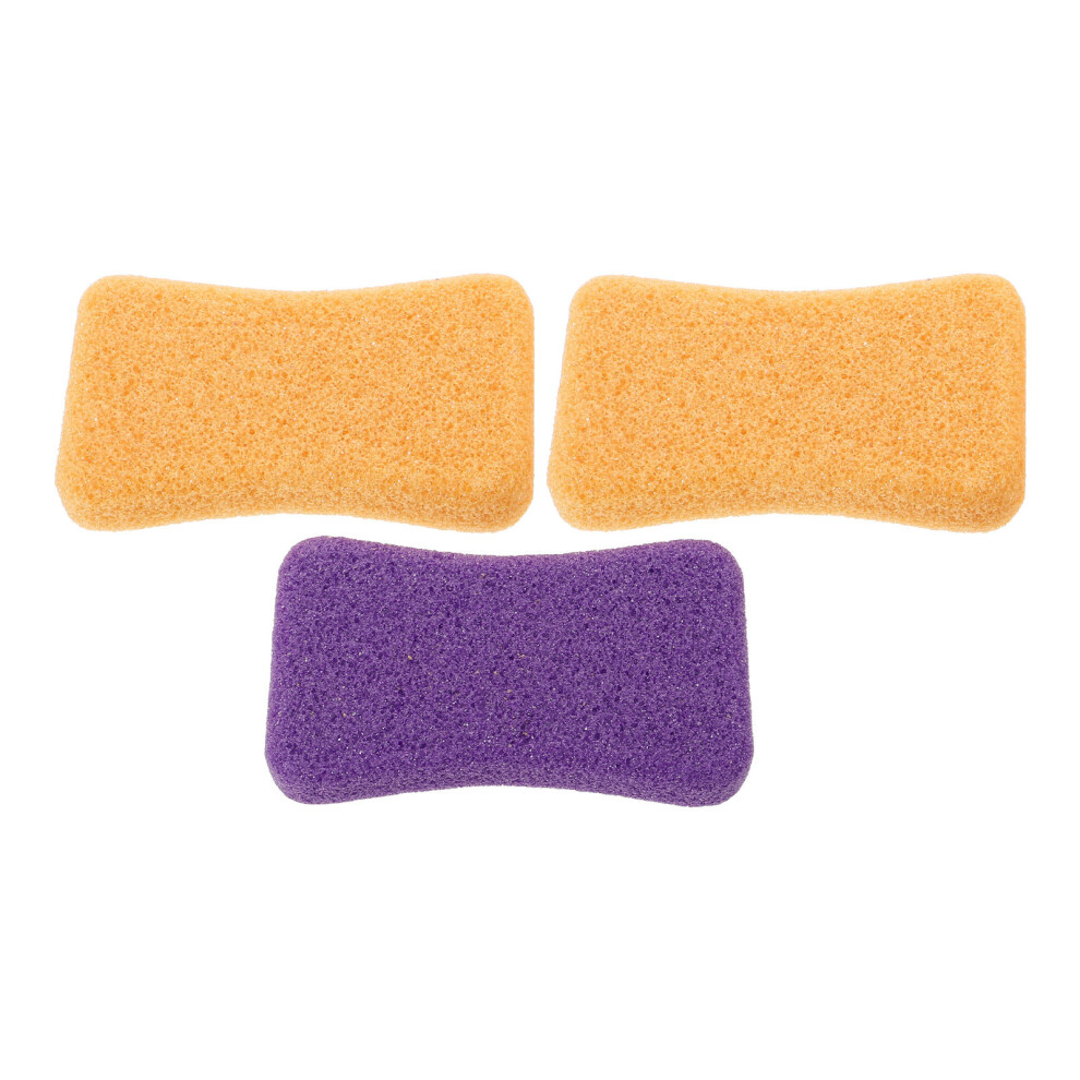 Aboofan 3Pcs Cuticle Pedicure Pumice Stone Exfoliating Foot File Tool