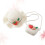 One Set Kids Beach Hat Sunhat Shoulder Bag White 52cm 8