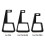 (for PRO) 4pack Cooling Bracket For / Slim/ Pro Feet Stand Consoles Horizontal Version Bracket For Ps4 Accessories 3