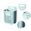 1Pc Blue Plastic Home Storage Basket Wall-Mounted Foldable Organizer 10