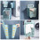 1Pc Blue Plastic Home Storage Basket Wall-Mounted Foldable Organizer 9