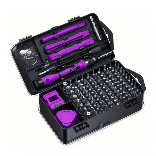 (One Word) 115 In 1 Precision-Screwdriver Set Electronics Repair Kit Versatile Magnetic Bit Set for Professional Electronics Workshop