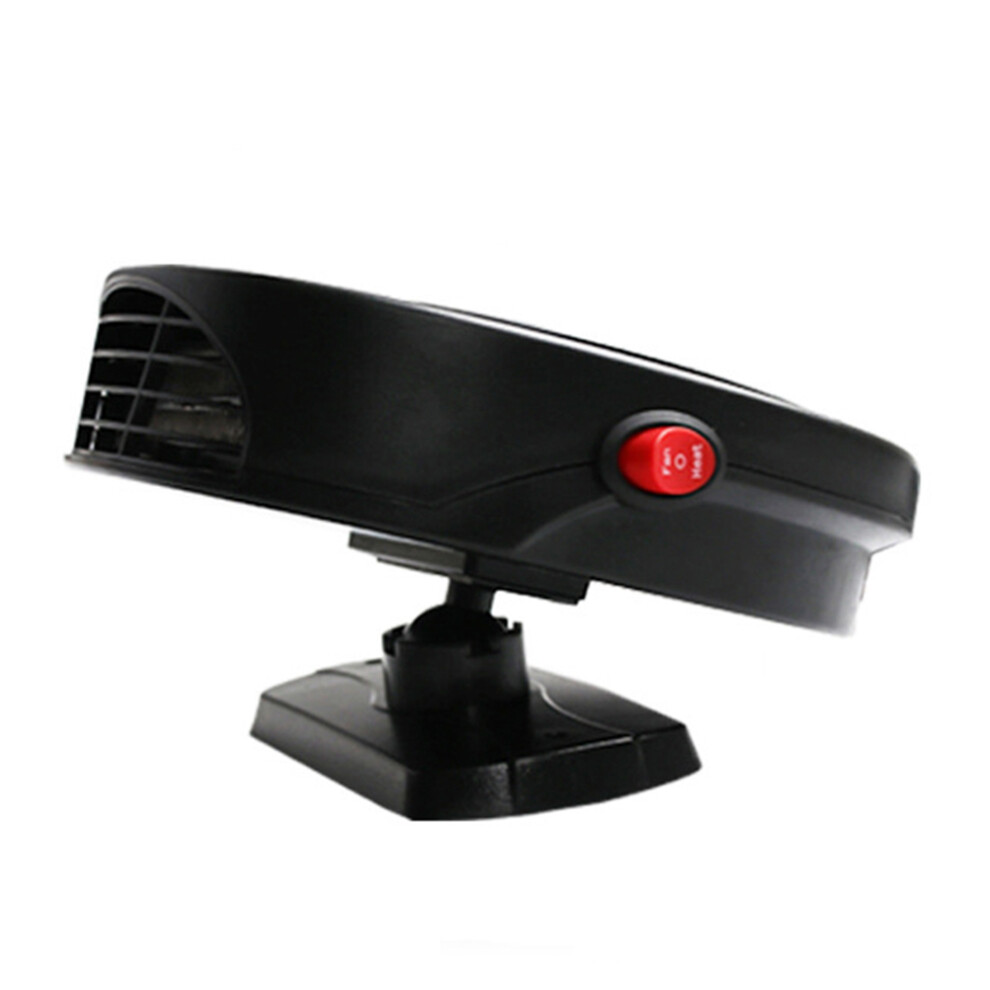 12V Demister Defrosting Electric Heater For Vehicle Heating Fan(Black) Black 3352054253923