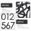 10Pcs Resin 3D Self-Adhesive Modern House Numbers 9