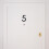 10Pcs Resin 3D Self-Adhesive Modern House Numbers 11