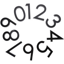 10Pcs Resin 3D Self-Adhesive Modern House Numbers