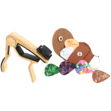 1Set Gitaar Capo Pick Set Aluminium & ABS Voor Gitaar Ukulele Bass