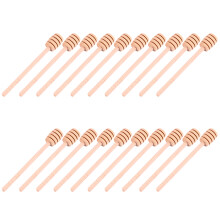 20pcs long wood honey stirring sticks, dipper spoons
