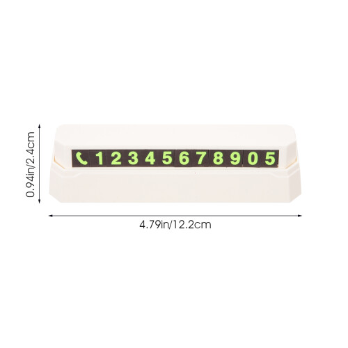 Car Temporary Parking Card Press Style Accessory 2