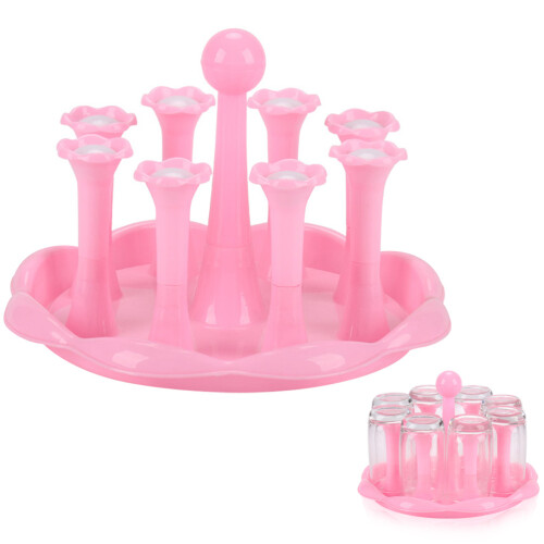 Kitchen Water Cup Rack Mug Drying Holder Decorative Drain Portable 2