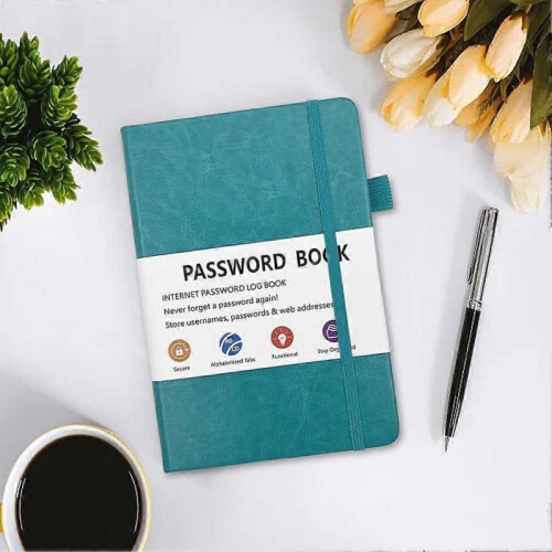 (green) Compact Password Keepers Journal Portable Multi-Purpose Planner Thoughtful Gift for Loved Ones 2