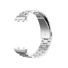 (Applicable to 42mm model, Silver) Wearproof for Smart Watch Wristban 42/46mm Durable Metal Bracelet for OppoWatch