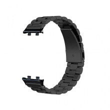 (Applicable to 42mm model, Black) Wearproof for Smart Watch Wristban 42/46mm Durable Metal Bracelet for OppoWatch