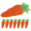 8Pcs Easter Carrot Felt Cutlery Holder Bag Tableware Decorations 8