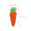 8Pcs Easter Carrot Felt Cutlery Holder Bag Tableware Decorations 2