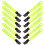 12Pcs Reflective Trail Markers For Convenient And Practical Use 1