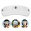 Sun Visor Replacement For Motorcycle With 3 Button Attachment 9