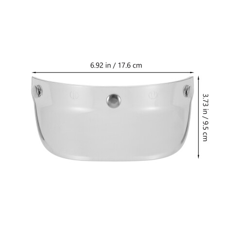 Sun Visor Replacement For Motorcycle With 3 Button Attachment 1