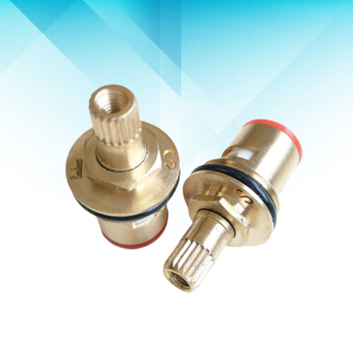 2Pcs 20Mm Copper Faucet Ceramic Disc Core For Hot Cold Water 2