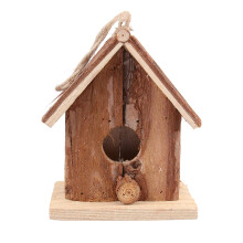 1Pc Wooden Birdcage Chocolate Color Premium Wood Pet Bird Nest