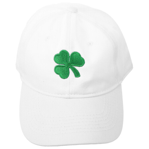 St Patrick's Day Adjustable Embroidered Shamrock Baseball Cap