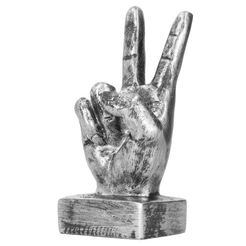 Harz Finger Geste Skulptur Kreative Statue Home 1