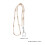 Retractable Badge Holder With ID Card Set Beaded Lanyard 3