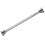 1 Pc Telescopic Tower Rail Waterproof Shower Curtain Rod Silver 1