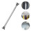 1 Pc Telescopic Tower Rail Waterproof Shower Curtain Rod Silver 7
