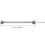 1 Pc Telescopic Tower Rail Waterproof Shower Curtain Rod Silver 2