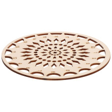 1Pc Wooden Embroidery Floss Organizer Threading Plate