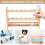 Wooden Test Tube Rack Storage Stand Practical Lab Organizer 9