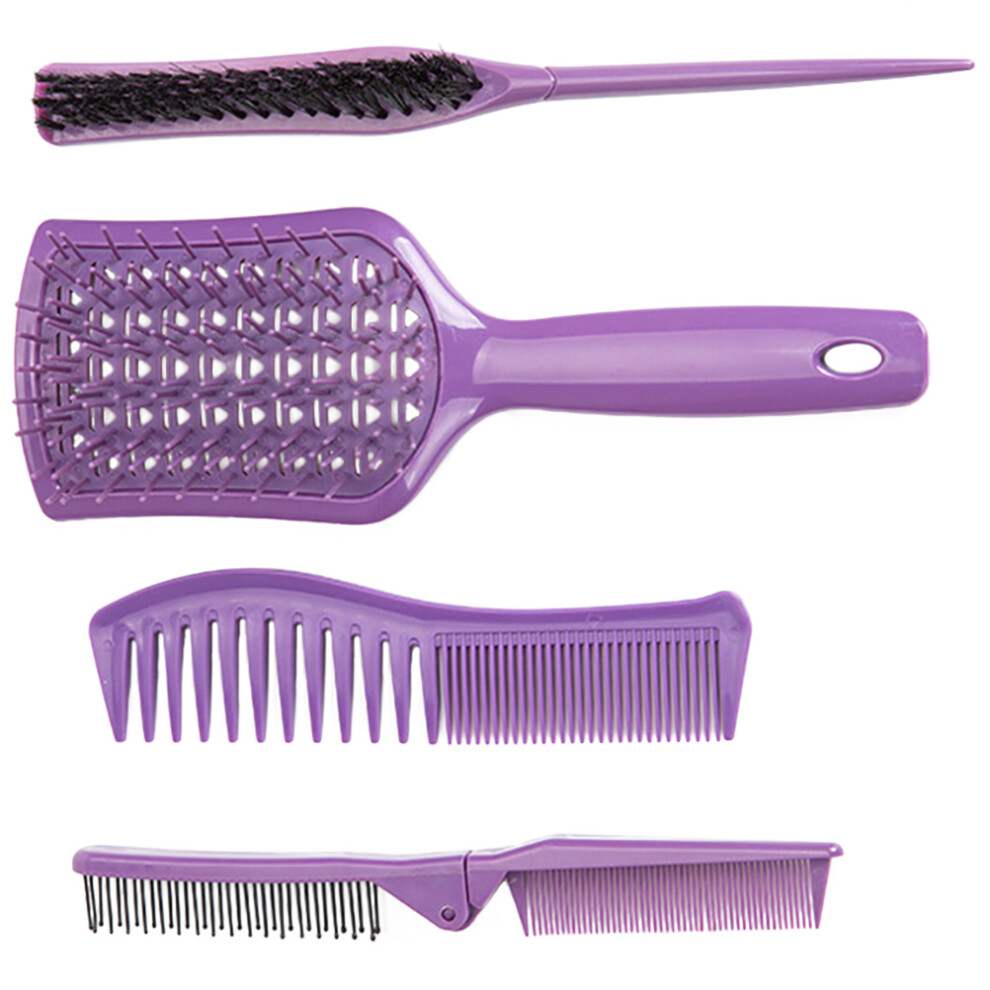 Ohphcall 4Pcs Hair Comb For Men And Women Styling Multipurpose Safety