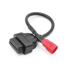 (Suzuki 6p) KTM 6pin to 16pin OBD2 Motorcycle Diagnostic Adapter Cable for Bike ECU