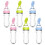 6Pcs Baby Squeezing Feeding Bottles Silicone Rice Paste Infant Feeder 8