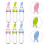 6Pcs Baby Squeezing Feeding Bottles Silicone Rice Paste Infant Feeder 7