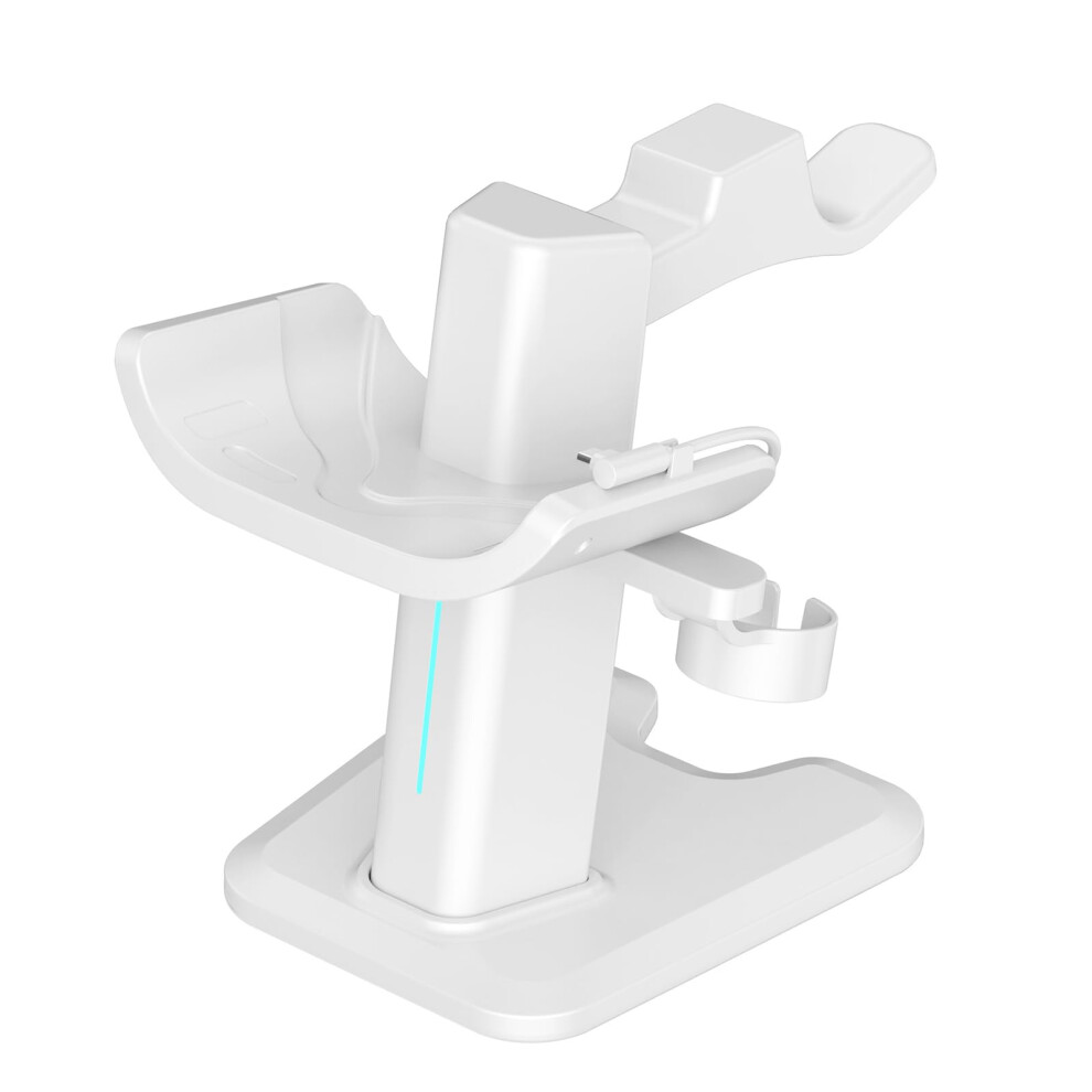 Charging Dock Station With Led Lighting Glasses-Style Dock Charging Base For Quest3 Vr Headset 9084446291407